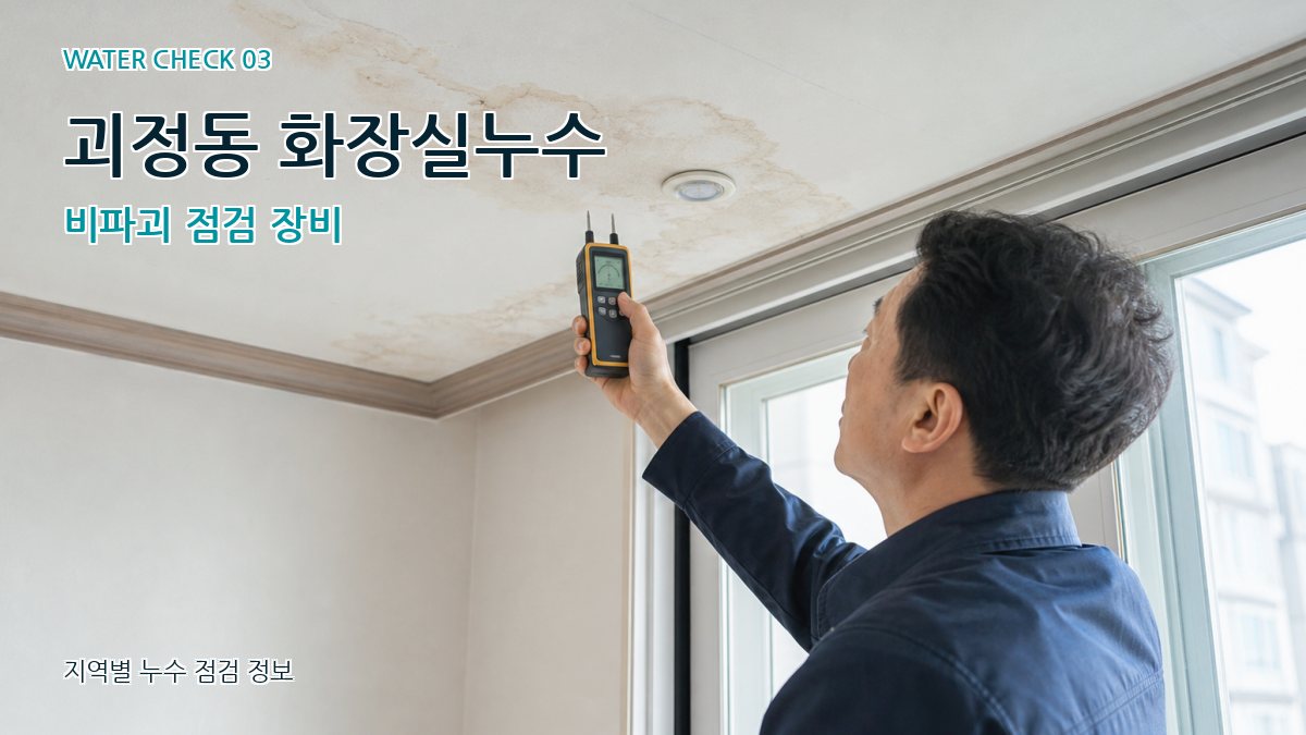 괴정동 천장누수 누수탐지 이미지