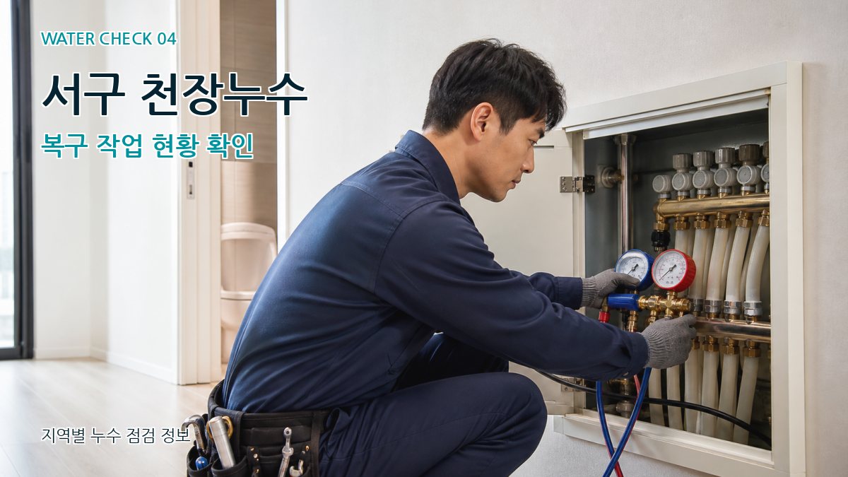 서구 누수탐지 누수탐지 이미지