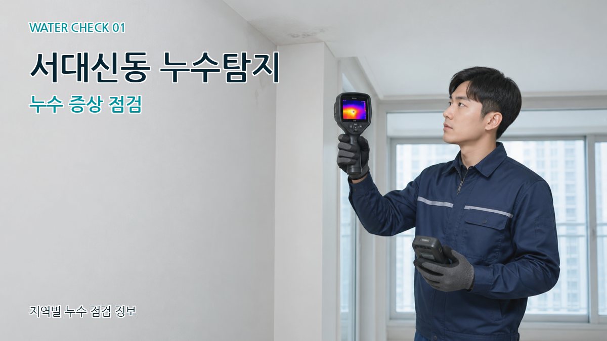 서대신동 아파트누수 누수탐지 이미지