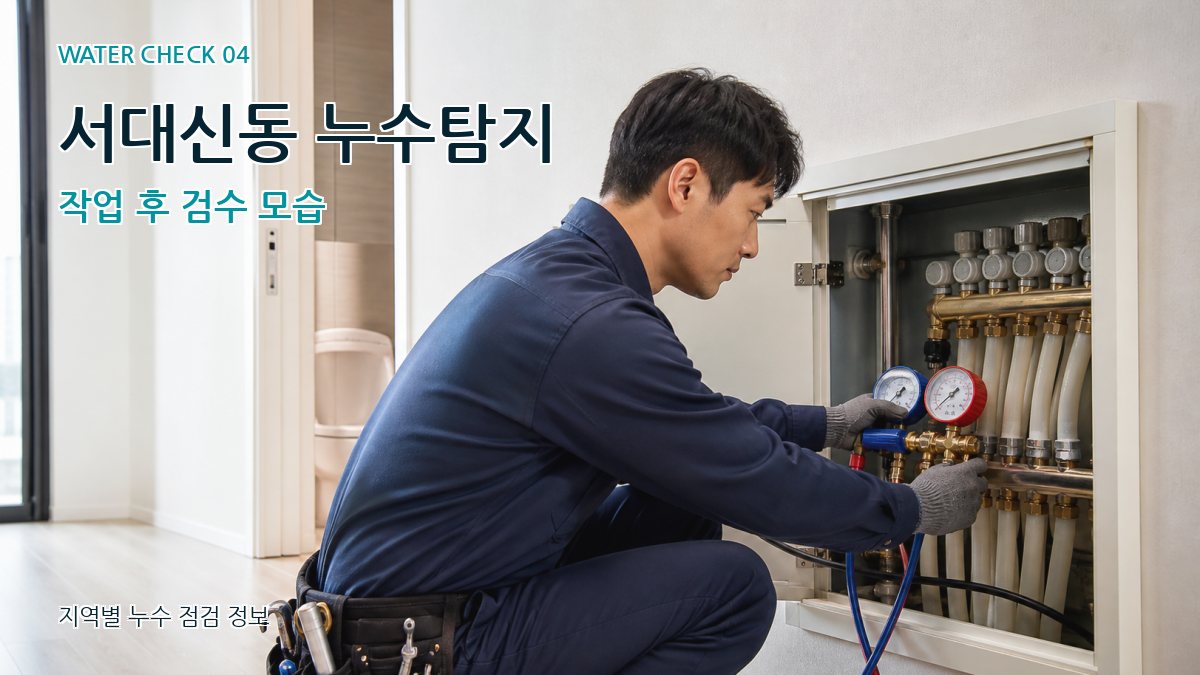 서대신동 누수탐지 누수탐지 이미지