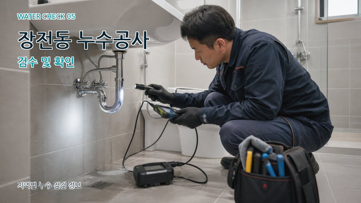 장전동 누수공사 누수탐지 이미지