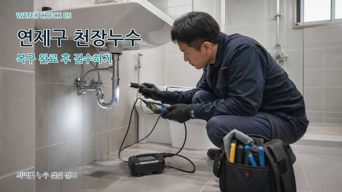 연제구 누수공사 누수탐지 이미지