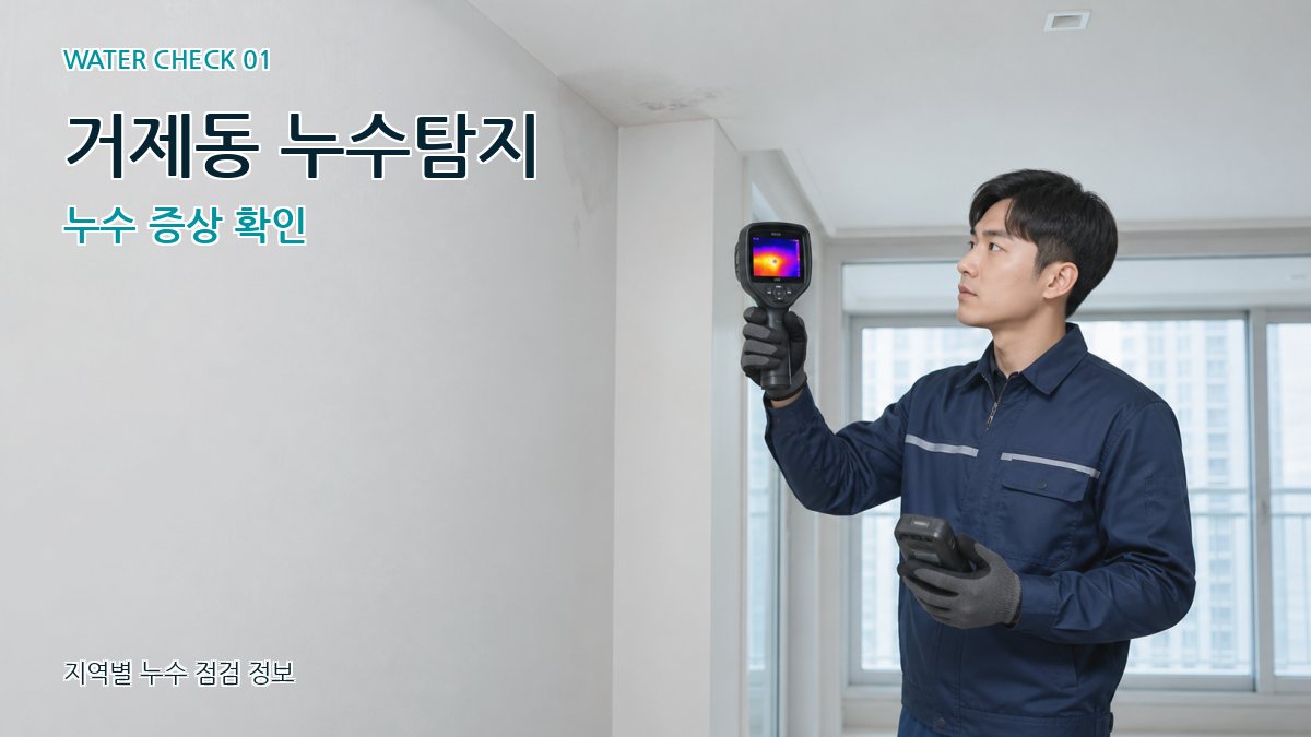 거제동 아파트누수 누수탐지 이미지