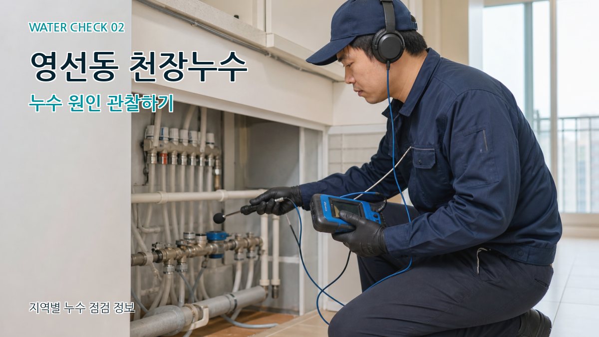 영선동 화장실누수 누수탐지 이미지