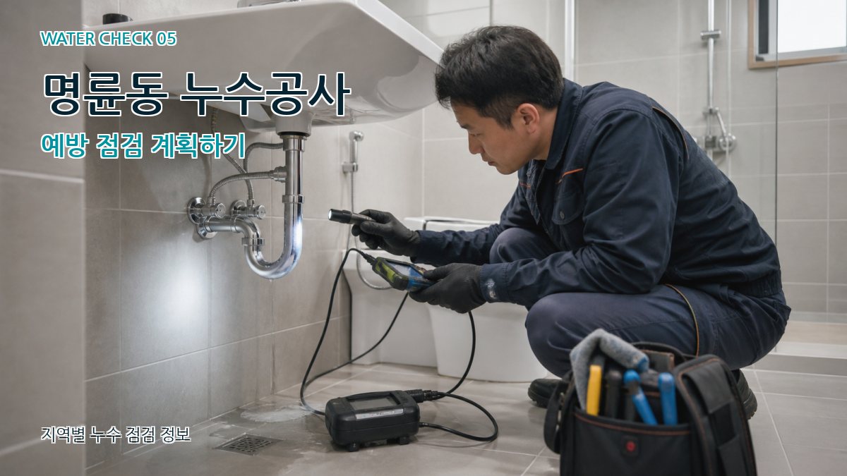 명륜동 누수공사 누수탐지 이미지