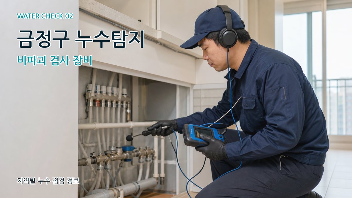 금정구 화장실누수 누수탐지 이미지