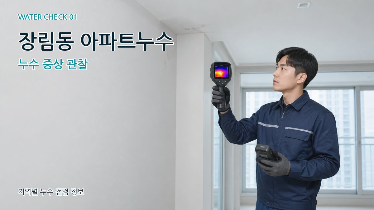 장림동 아파트누수 누수탐지 이미지