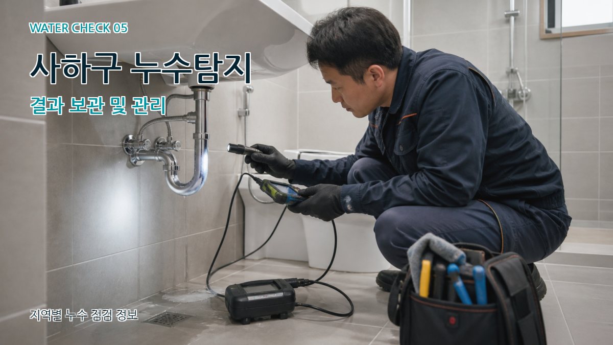 사하구 누수공사 누수탐지 이미지