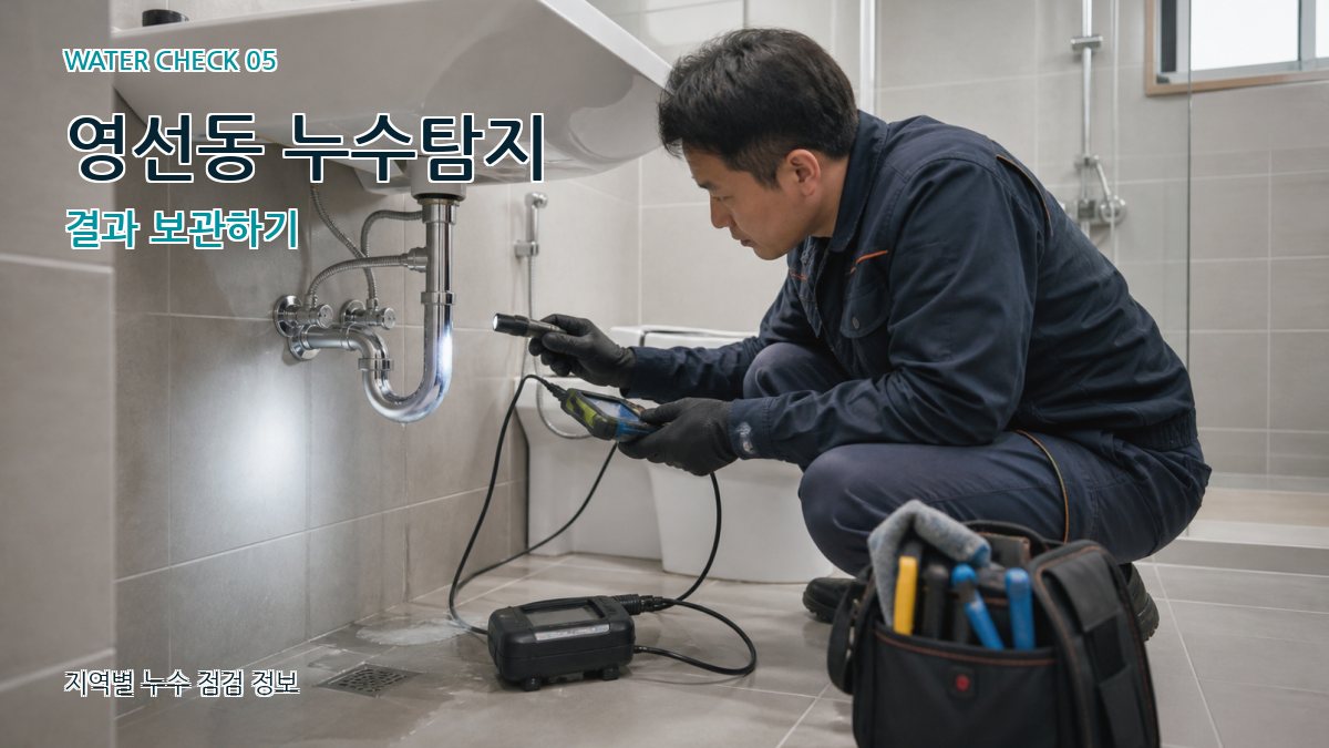 영선동 누수공사 누수탐지 이미지