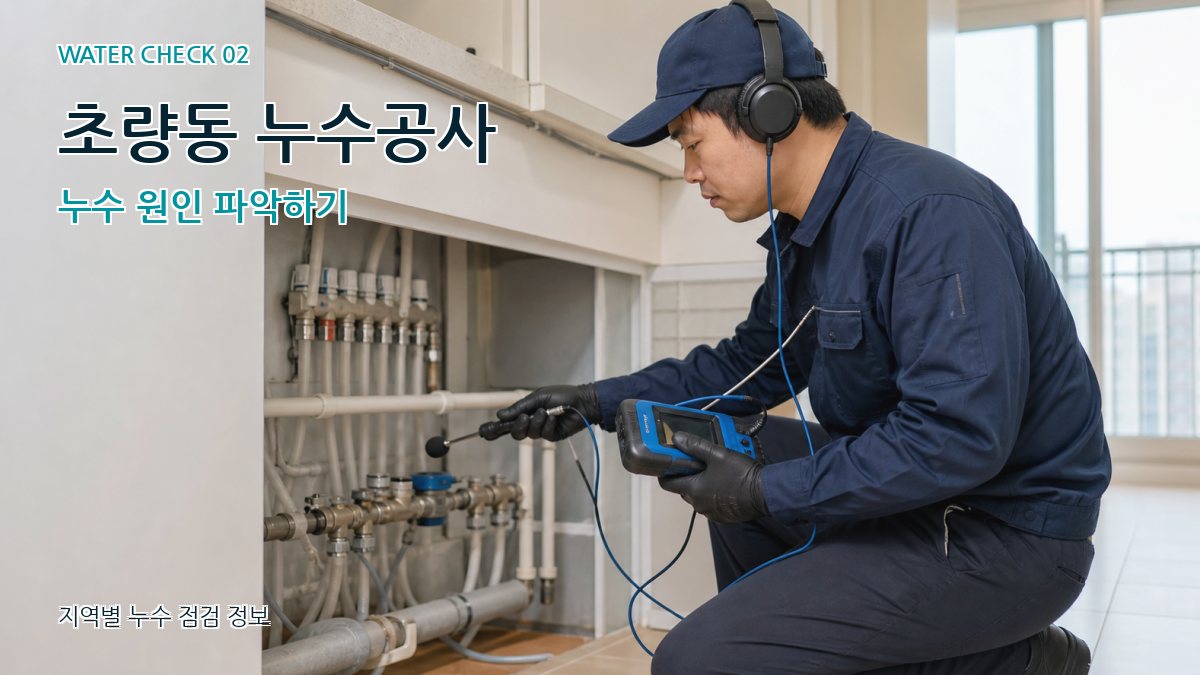 초량동 화장실누수 누수탐지 이미지