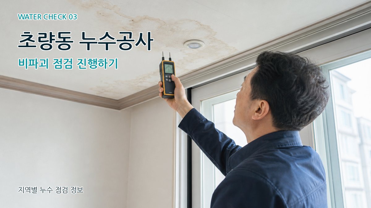 초량동 천장누수 누수탐지 이미지