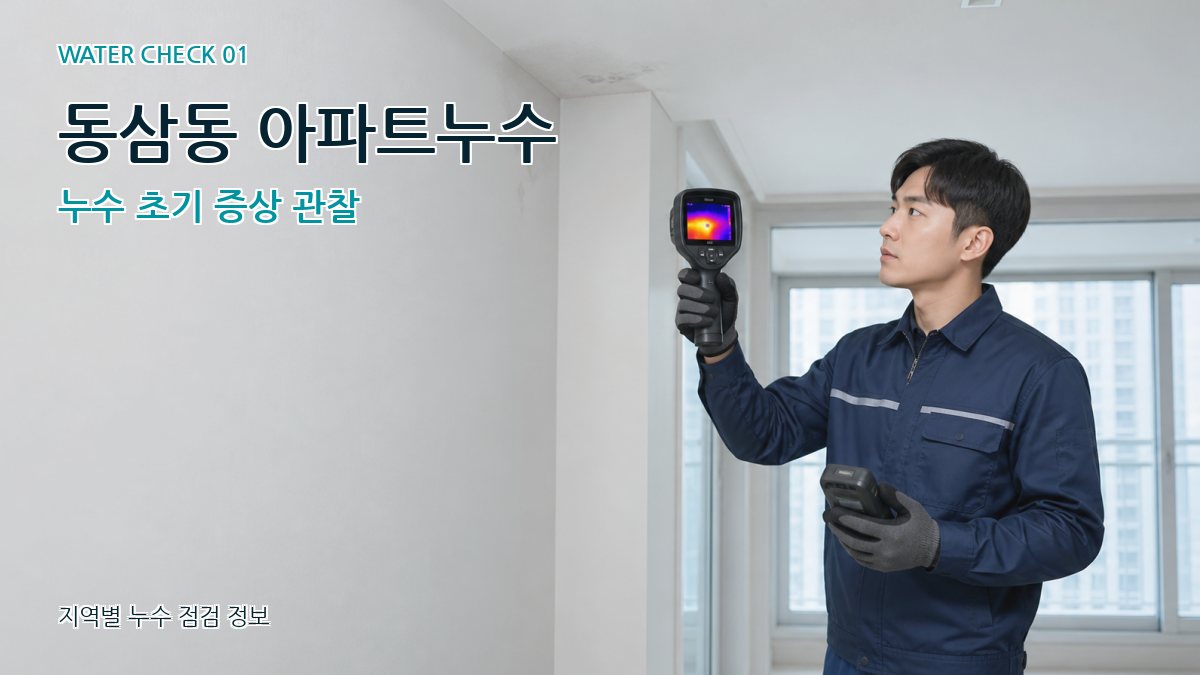 동삼동 아파트누수 누수탐지 이미지