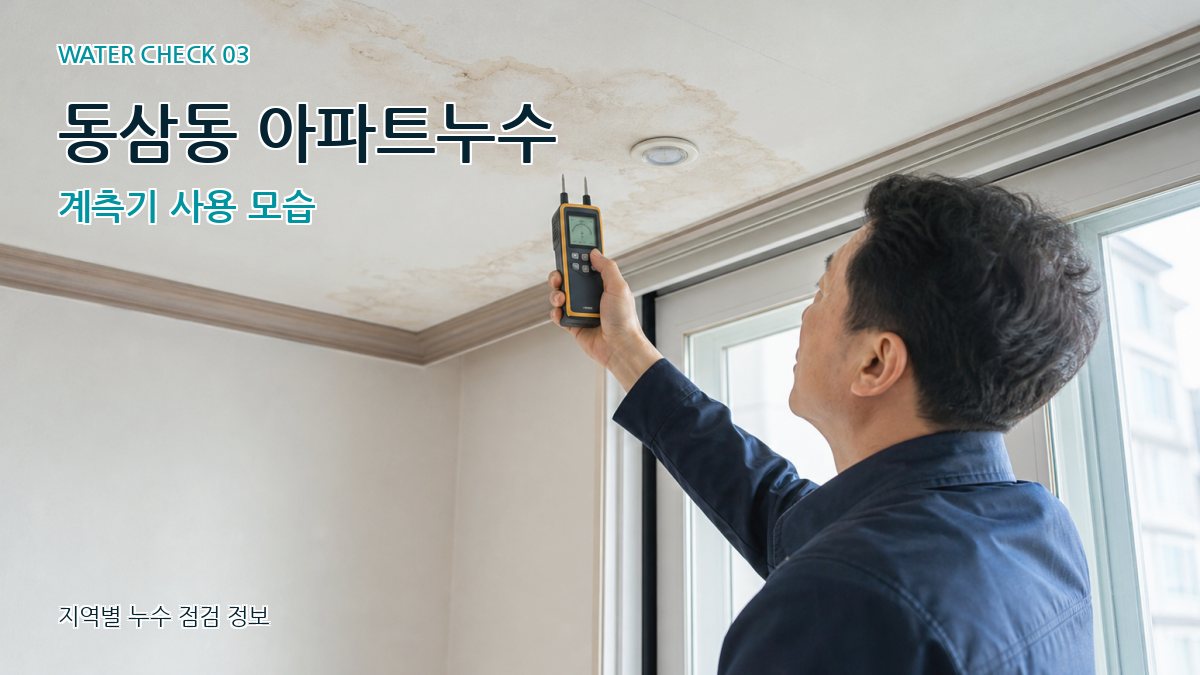 동삼동 천장누수 누수탐지 이미지