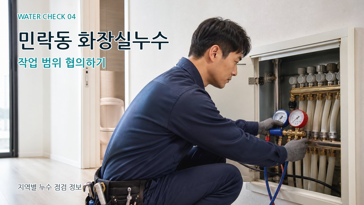민락동 누수탐지 누수탐지 이미지