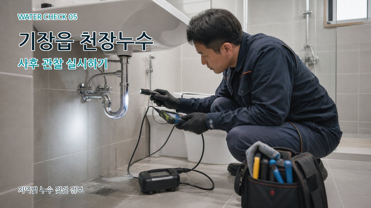 기장읍 누수공사 누수탐지 이미지
