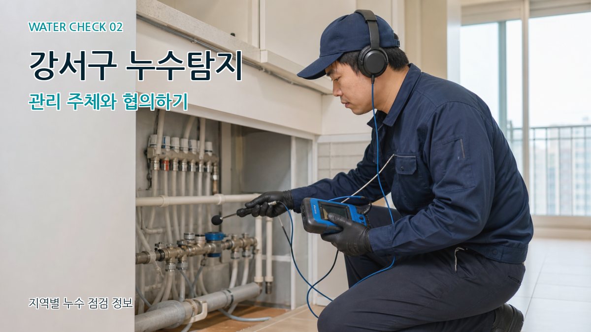 강서구 화장실누수 누수탐지 이미지