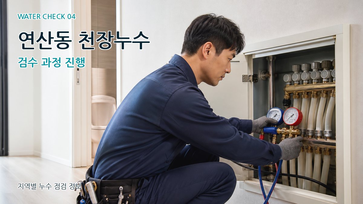 연산동 누수탐지 누수탐지 이미지