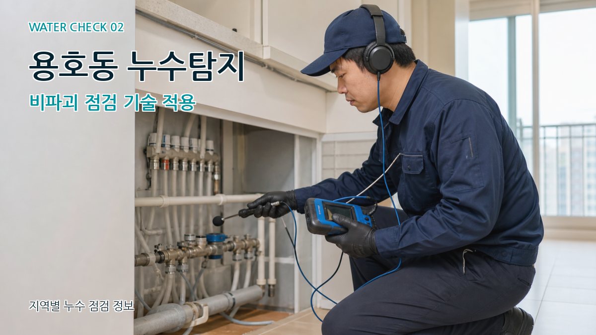 용호동 누수탐지 비파괴 점검 기술 적용