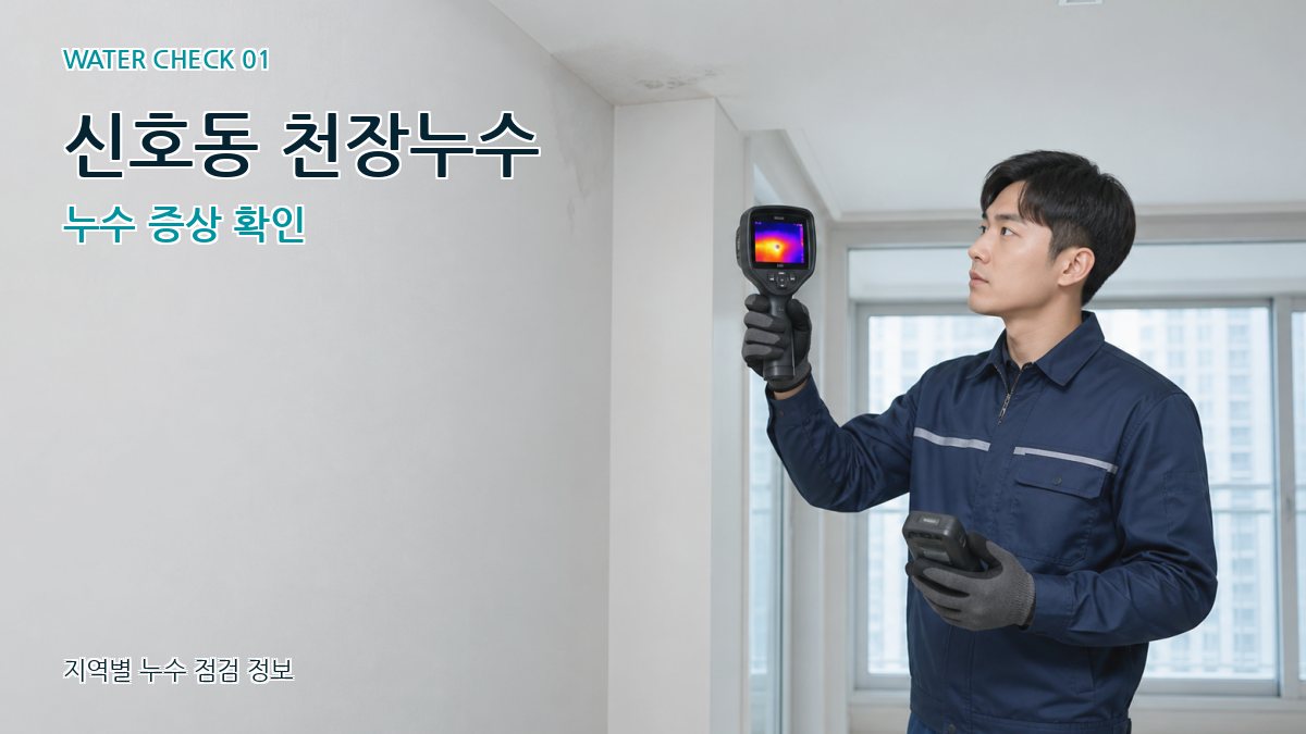 신호동 아파트누수 누수탐지 이미지