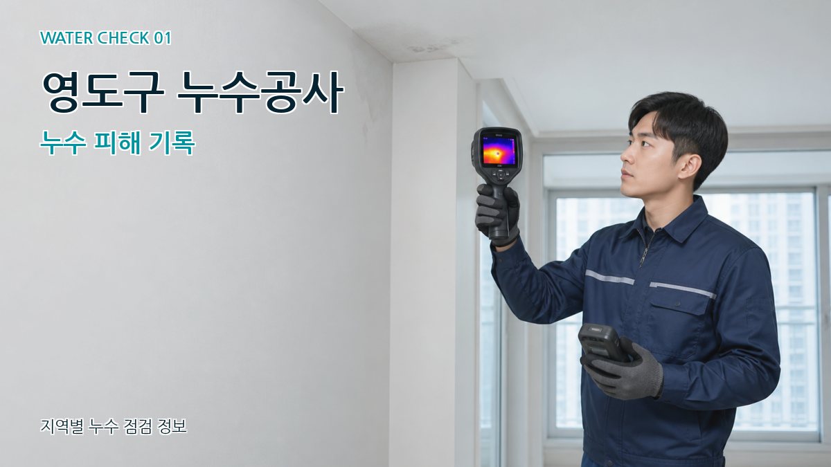 영도구 아파트누수 누수탐지 이미지