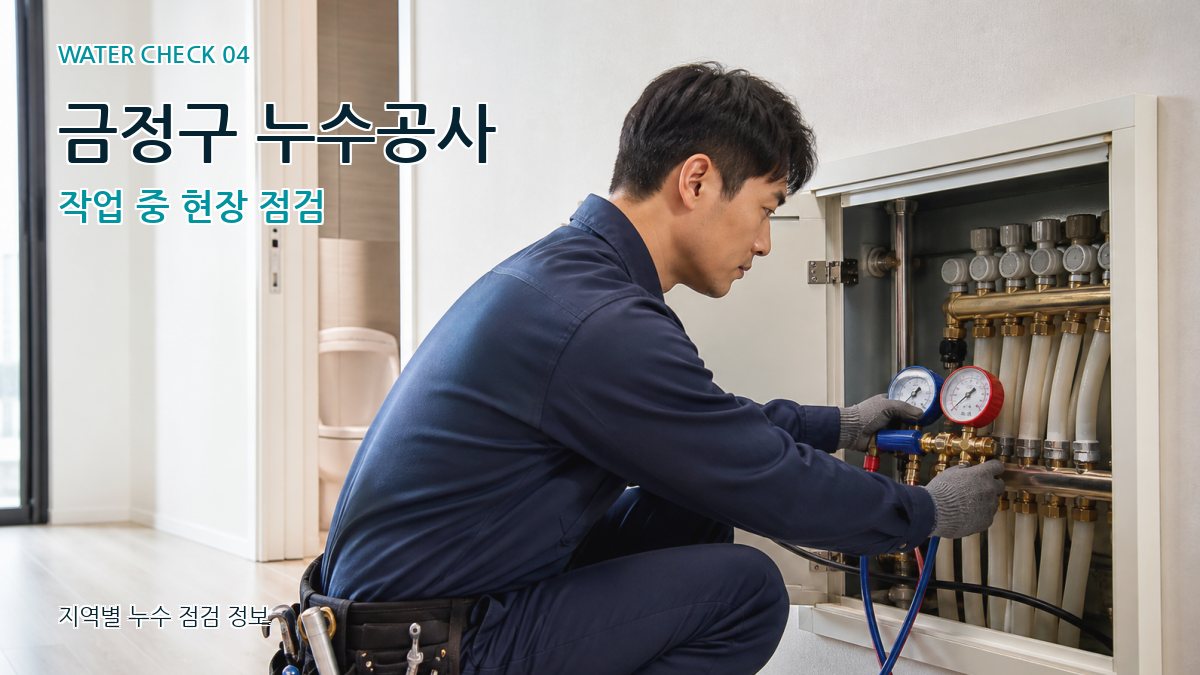 금정구 누수탐지 누수탐지 이미지