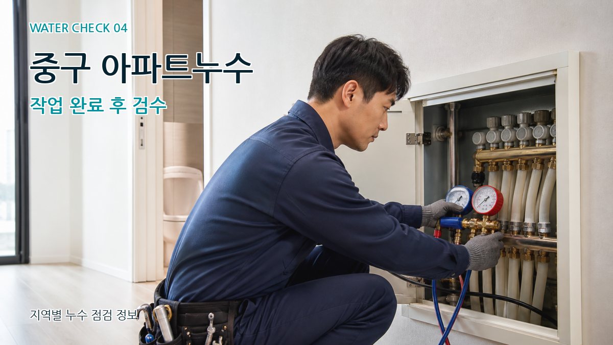 중구 누수탐지 누수탐지 이미지