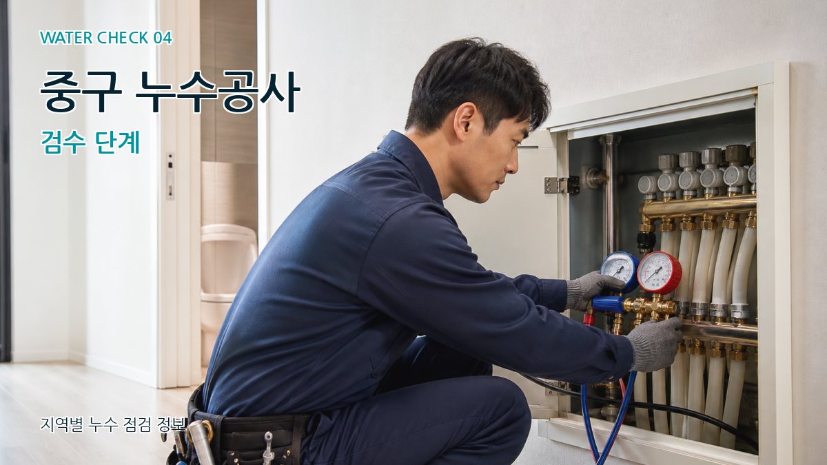 중구 누수탐지 누수탐지 이미지