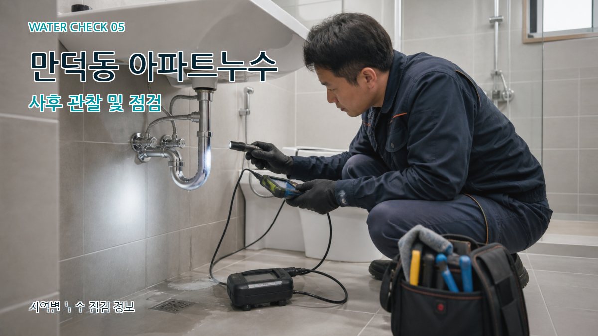 만덕동 누수공사 누수탐지 이미지