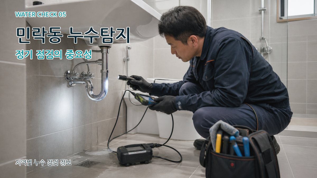 민락동 누수공사 누수탐지 이미지