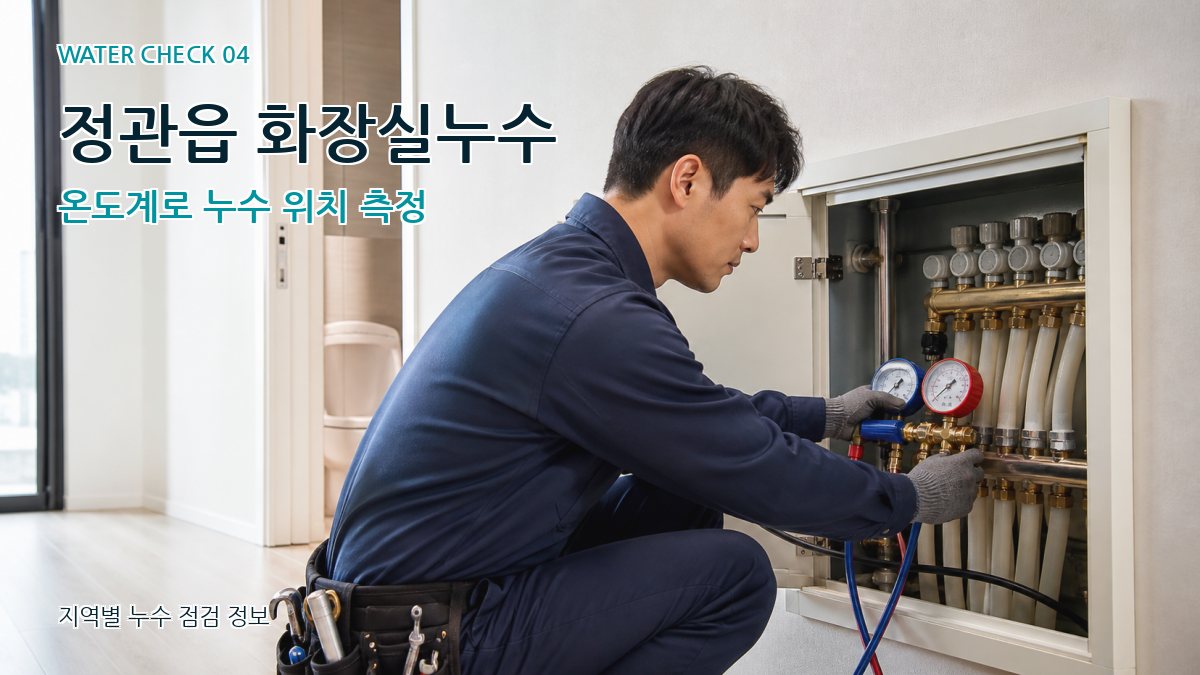 정관읍 누수탐지 누수탐지 이미지