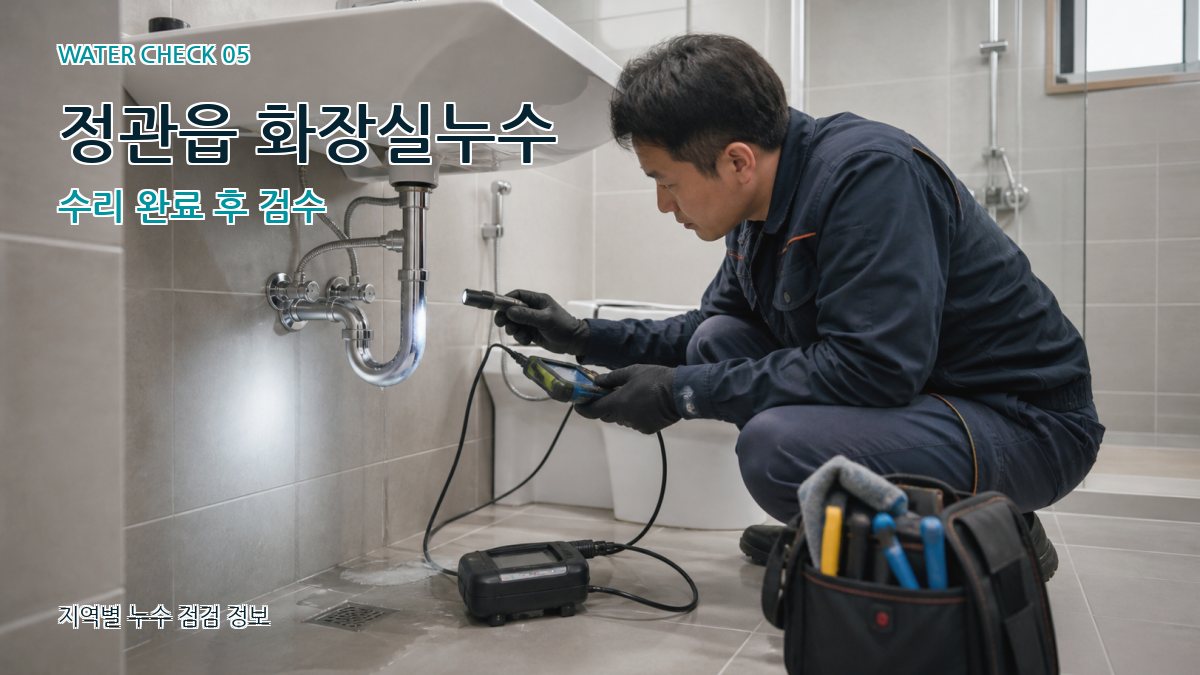 정관읍 누수공사 누수탐지 이미지