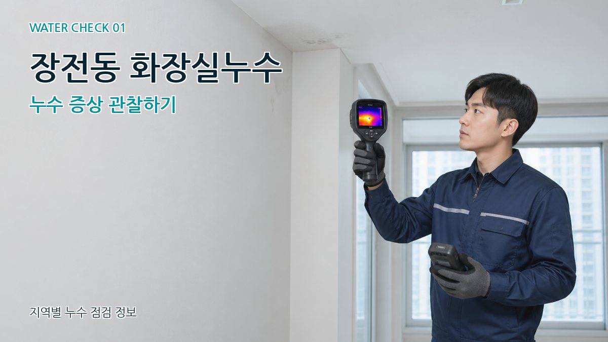 장전동 아파트누수 누수탐지 이미지