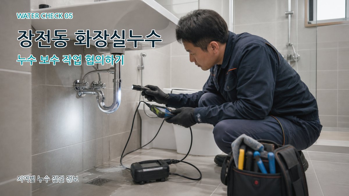 장전동 누수공사 누수탐지 이미지