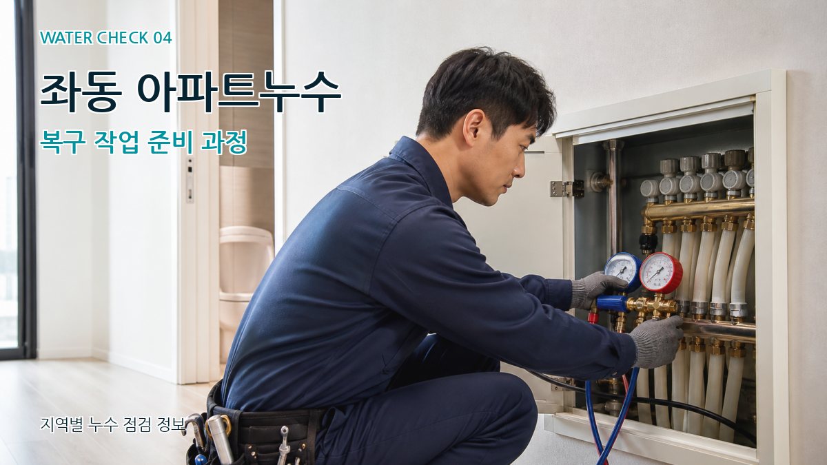 좌동 누수탐지 누수탐지 이미지