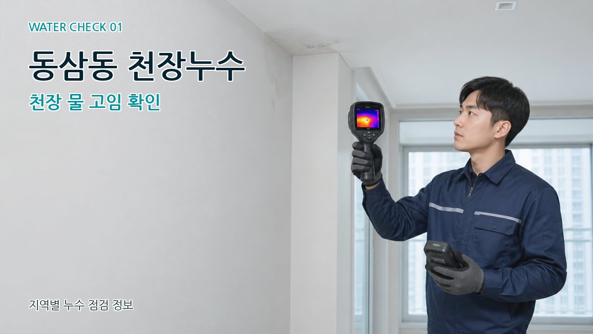 동삼동 아파트누수 누수탐지 이미지