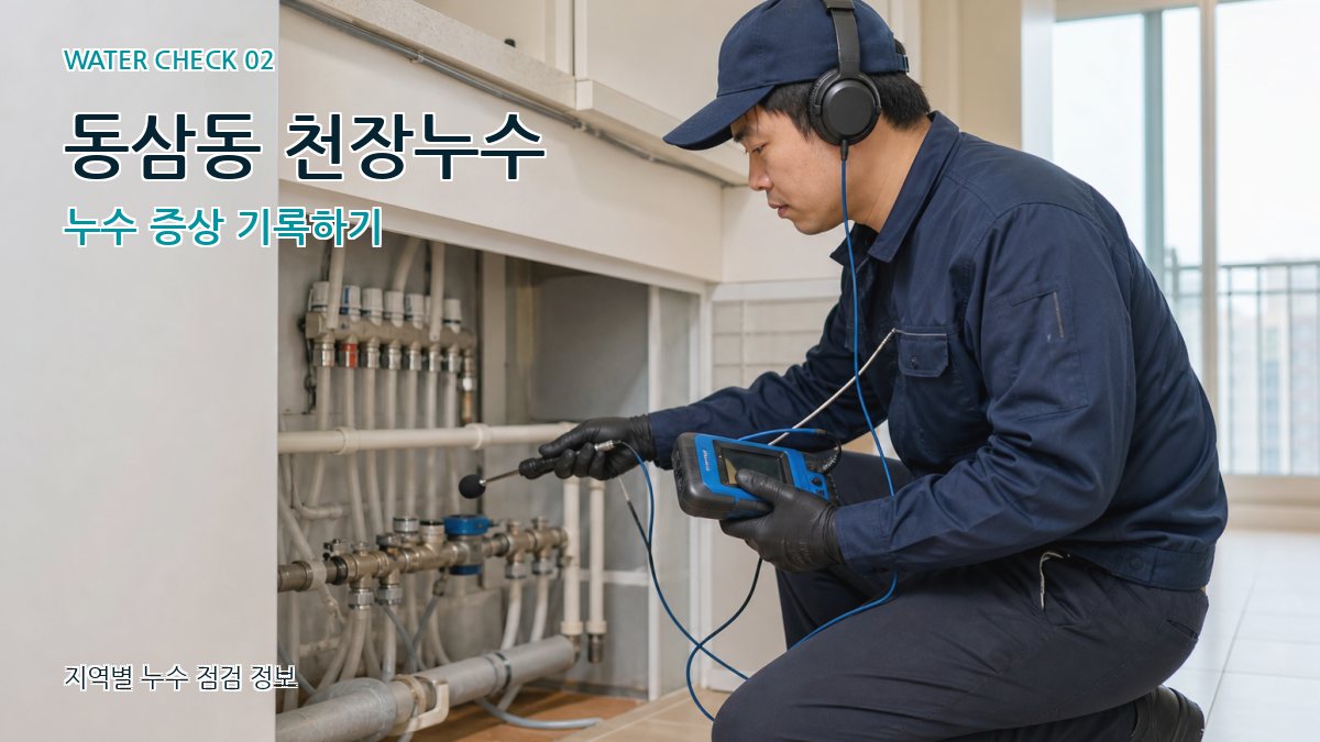 동삼동 화장실누수 누수탐지 이미지