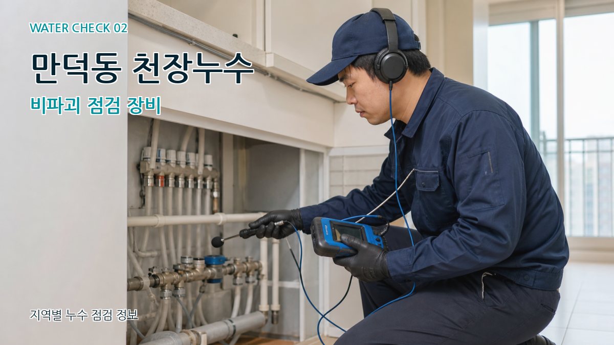 만덕동 화장실누수 누수탐지 이미지