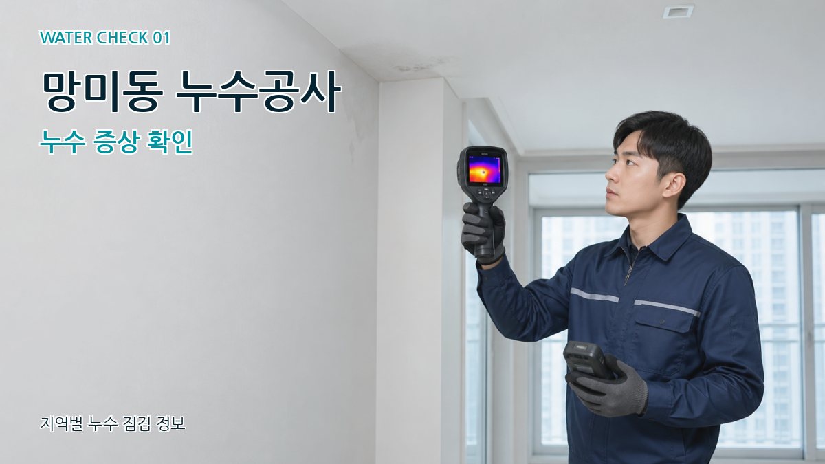 망미동 아파트누수 누수탐지 이미지