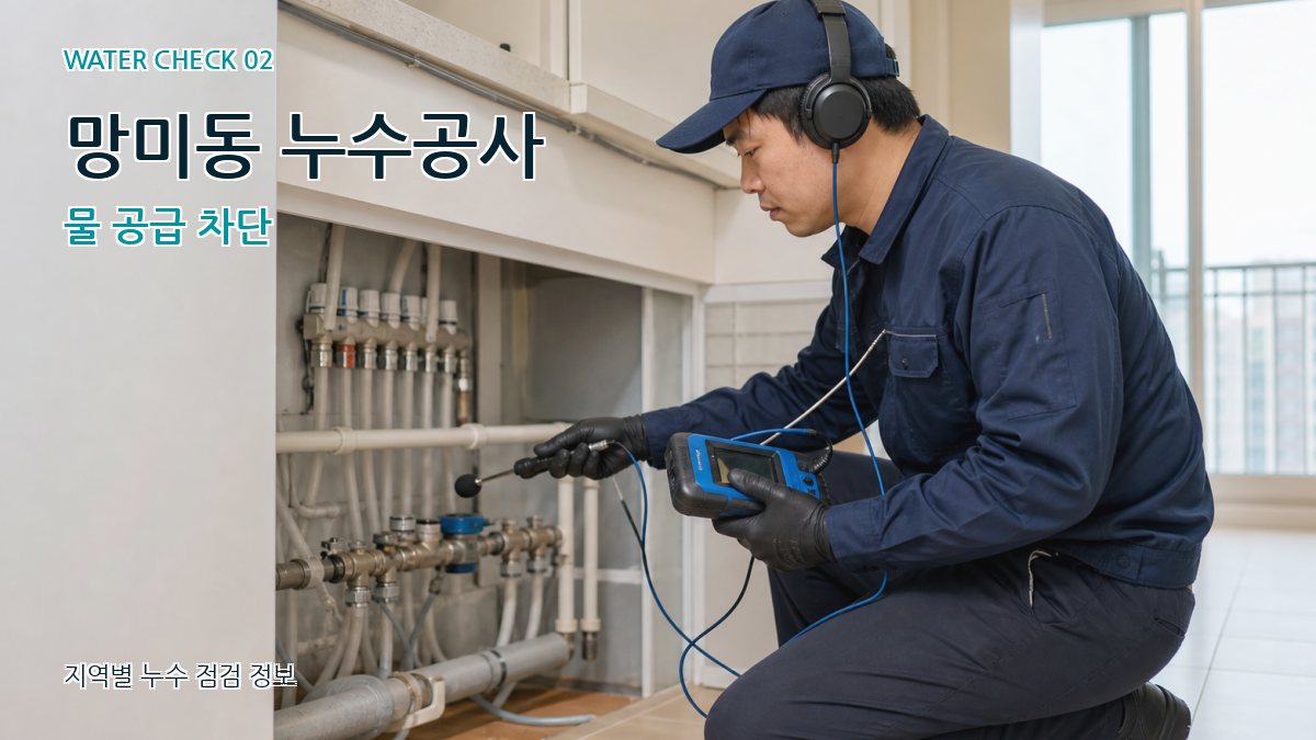 망미동 화장실누수 누수탐지 이미지