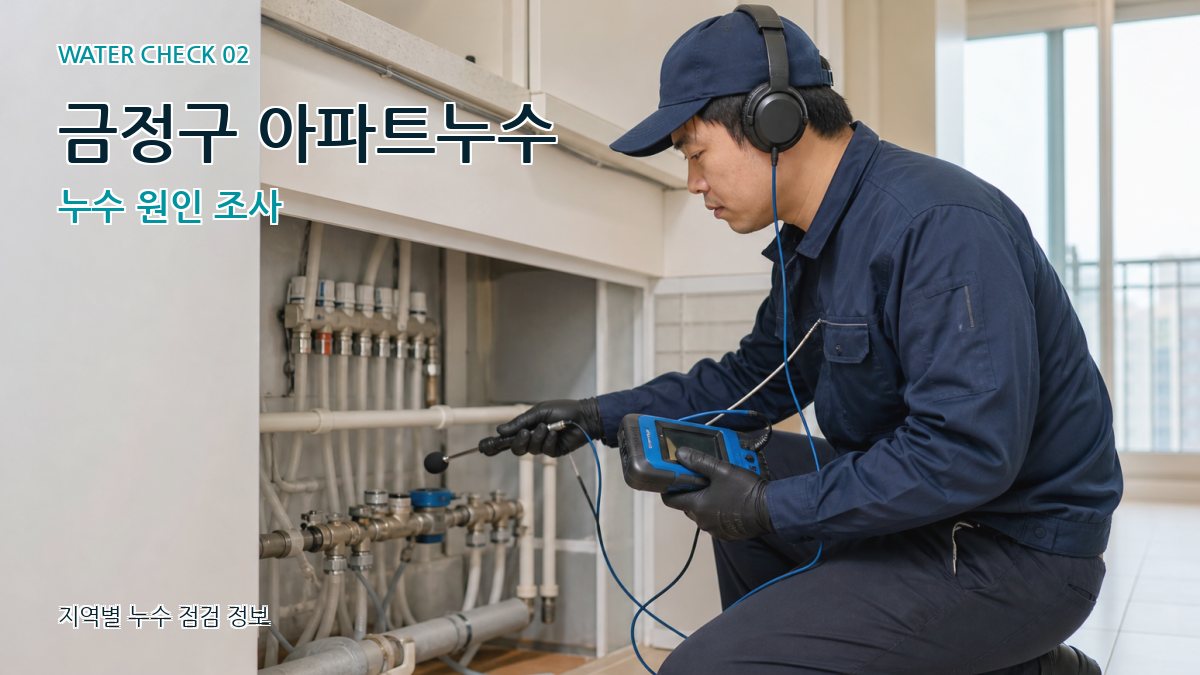 금정구 화장실누수 누수탐지 이미지