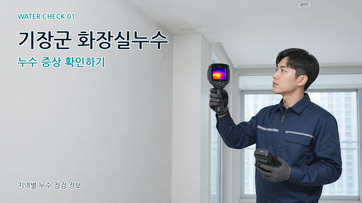 기장군 아파트누수 누수탐지 이미지