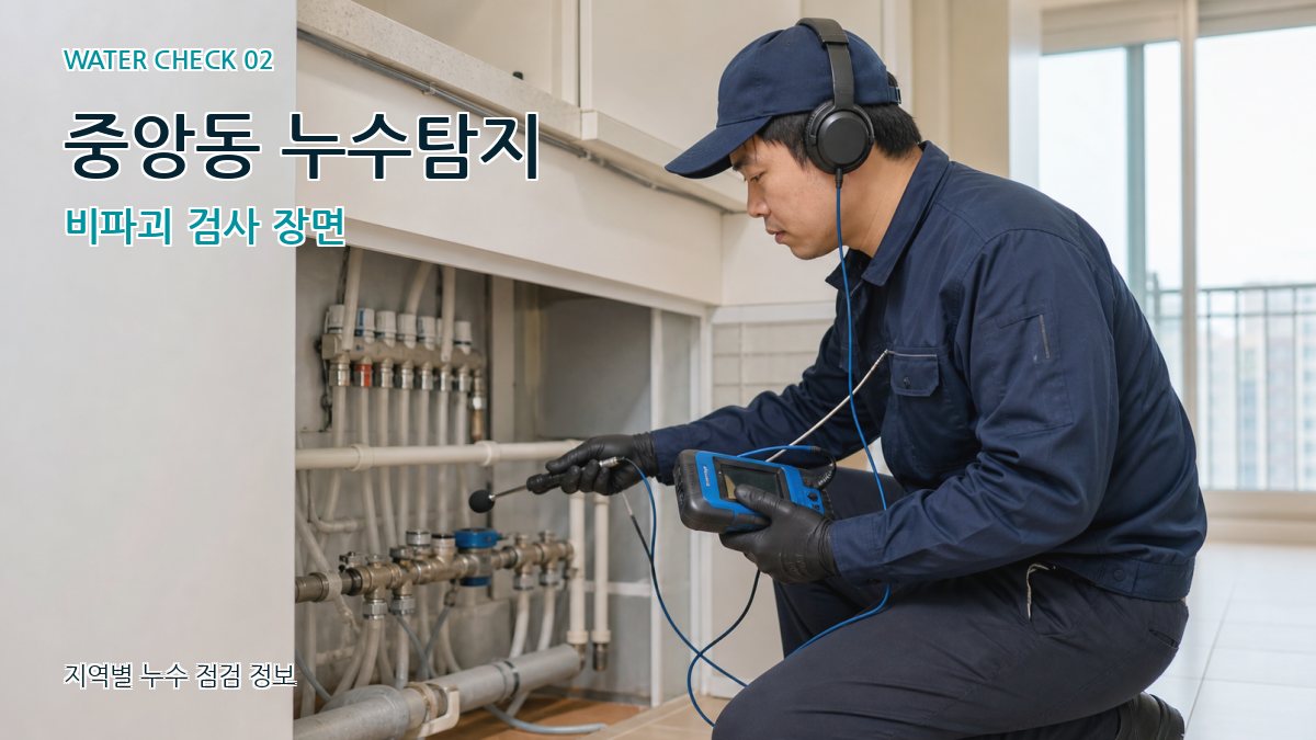 중앙동 화장실누수 누수탐지 이미지