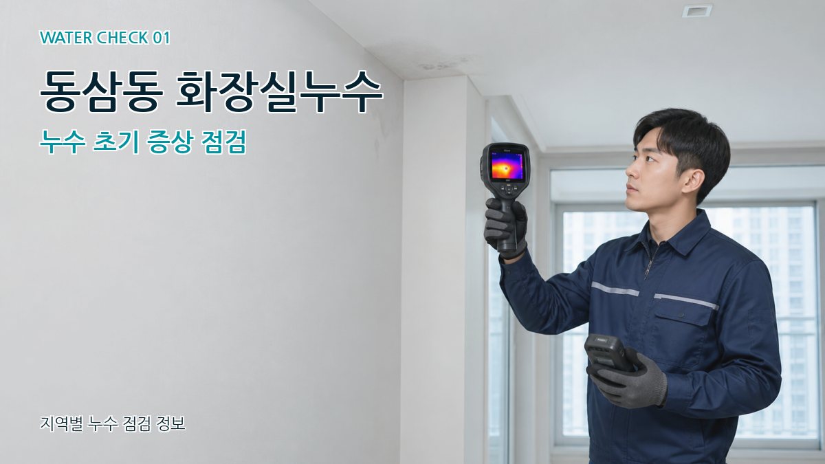 동삼동 아파트누수 누수탐지 이미지