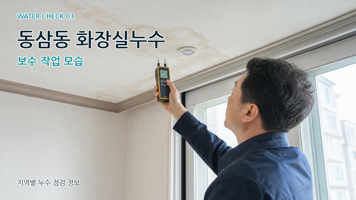 동삼동 천장누수 누수탐지 이미지