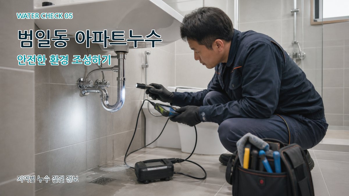 범일동 누수공사 누수탐지 이미지