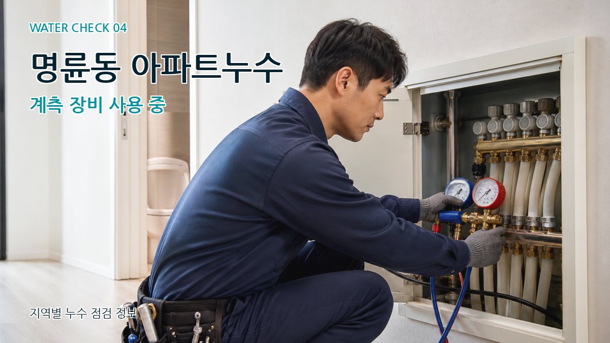 명륜동 누수탐지 누수탐지 이미지