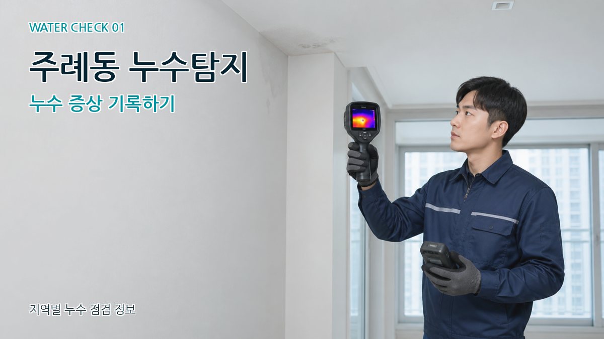 주례동 아파트누수 누수탐지 이미지