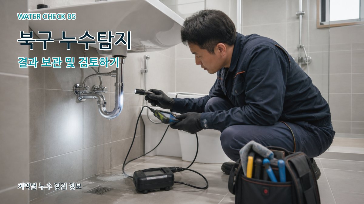 북구 누수공사 누수탐지 이미지