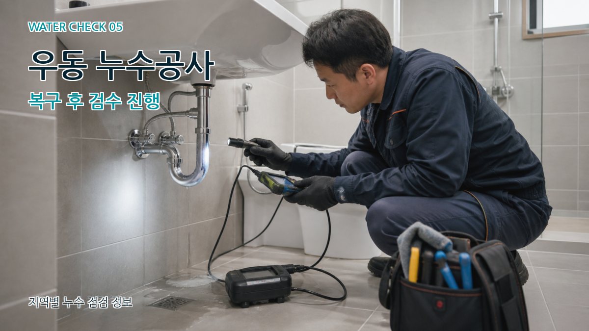우동 누수공사 누수탐지 이미지