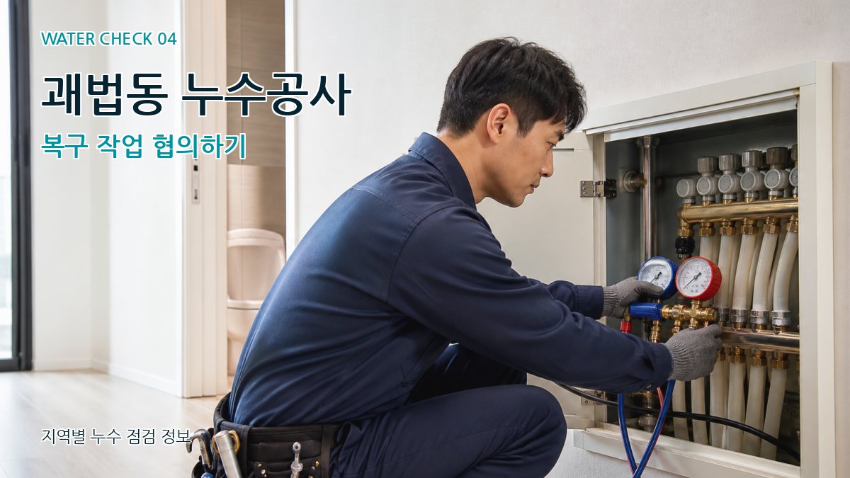 괘법동 누수탐지 누수탐지 이미지